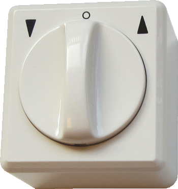 Jaloezieschakelaar opbouw zuiver wit 120315 - €9,50 (incl. btw