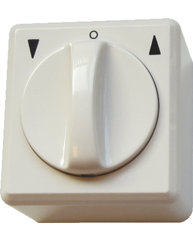 Jaloezieschakelaar opbouw zuiver wit 120315 - €9,50 (incl. btw Jaloezieschakelaar opbouw zuiver wit 120315 - €9,50 (incl. btw